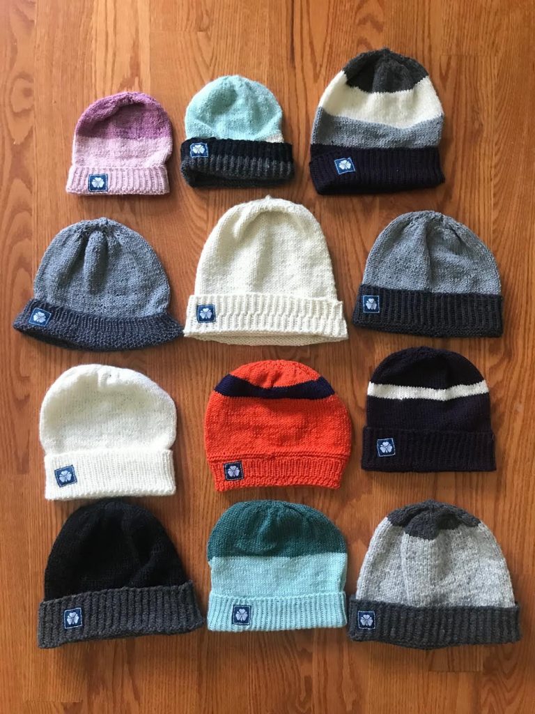 Hand Knit Hat Reward Level for My Kickstarter Project