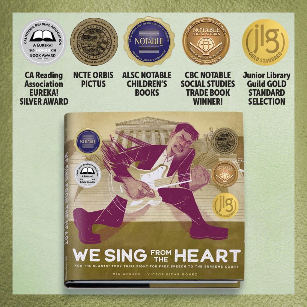 We Sing From the Heart by Mia Wenjen about Simon Tam book awards
