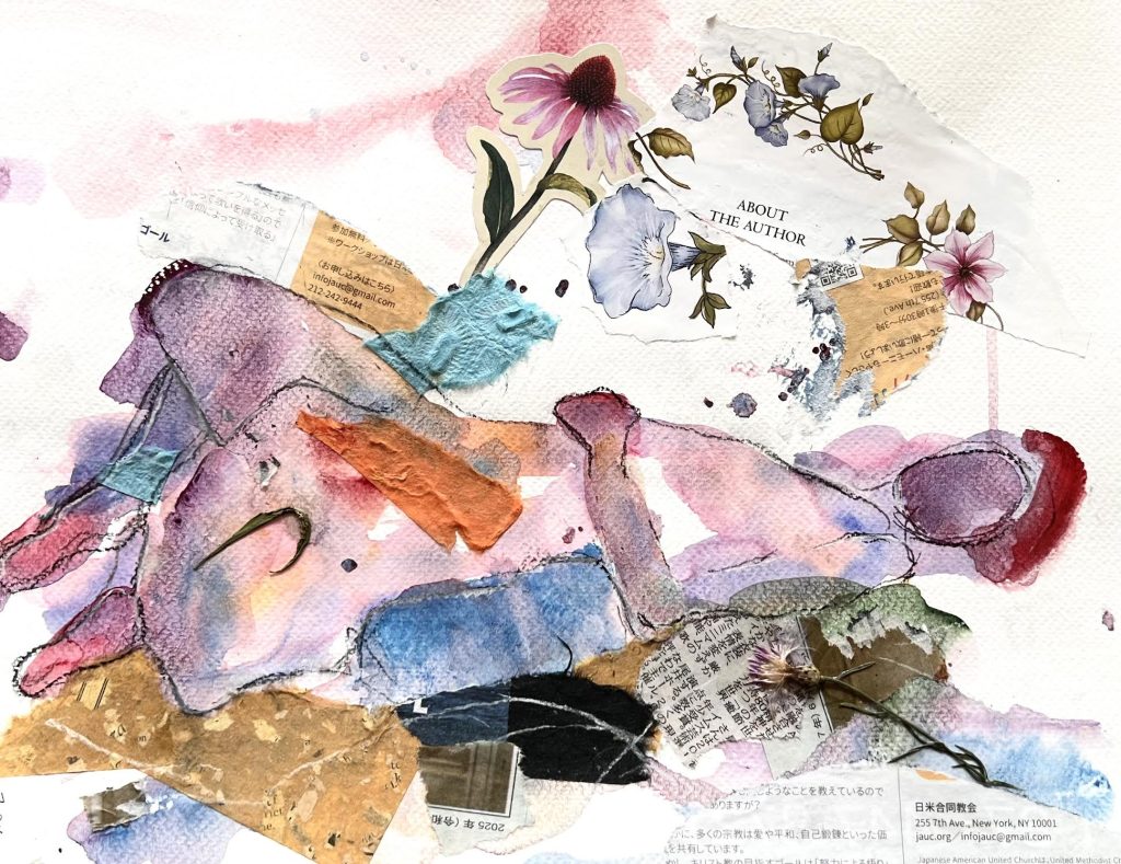 Watercolor Collage: Floral Musings
