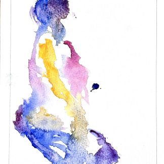 Watercolor Figure Painting: Regal by Mia Wenjen