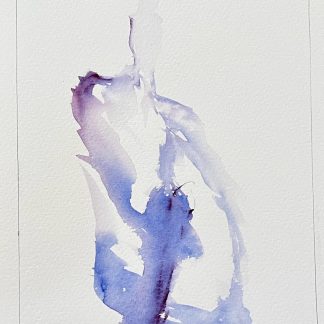 Watercolor Figure Painting: HALF TWIST by Mia Wenjen