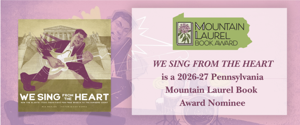 
WE SING FROM THE HEART is a 2026-27 Pennsylvania Mountain Laurel Book 
Award Nominee
