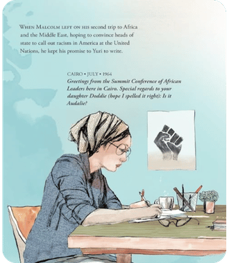 Postcards from Malcolm X: How Yuri Kochiyama Became a Civil Rights Activist by Mia Wenjen (Author), Keith Henry Brown (Illustrator)
