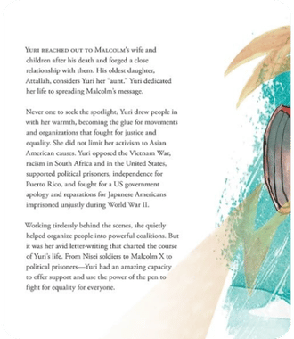 Postcards from Malcolm X: How Yuri Kochiyama Became a Civil Rights Activist by Mia Wenjen (Author), Keith Henry Brown (Illustrator)
