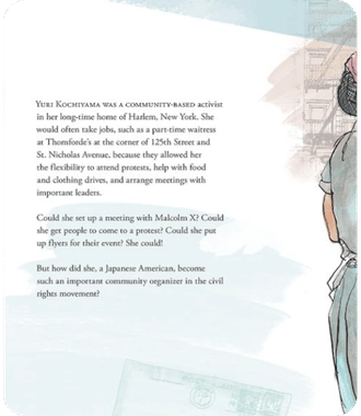 Postcards from Malcolm X: How Yuri Kochiyama Became a Civil Rights Activist by Mia Wenjen (Author), Keith Henry Brown (Illustrator)
